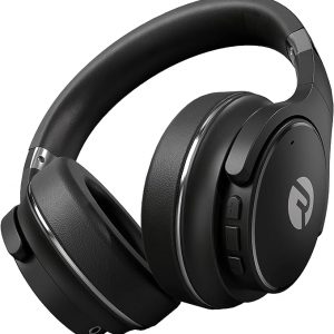 Raycon The Everyday Wireless Bluetooth Over Ear Headphones, with Active Noise Cancelling, Awareness Mode and Built in Microphone, IPX 4 Water Resistance, 38 Hours of Battery Life (Black)