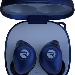 Raycon Fitness Bluetooth True Wireless Earbuds with Built in Mic 56 Hours of Battery, IPX7 Waterproof, Active Noise Cancellation, Awareness Mode, and Bluetooth 5.3 (Blue)