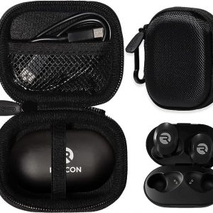 CaseSack Case for Raycon The Everyday Bluetooth Wireless Earbuds (Black)